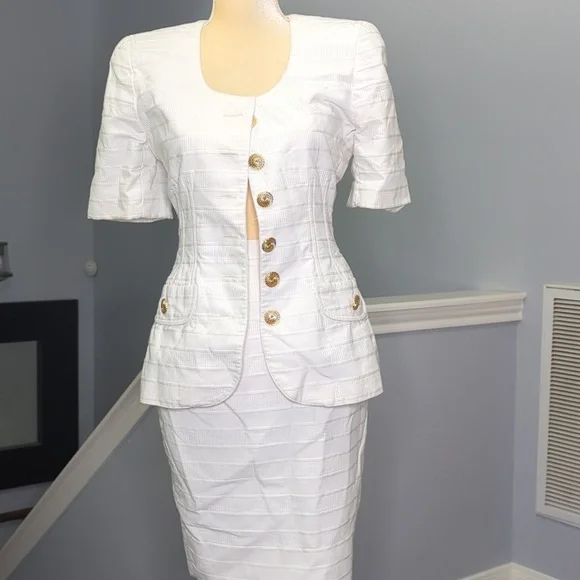 Victor Acosta jacker m skirt size 27 VICTOR ACOSTA FOR SAKS 5TH AVENUE - Picture 2 of 9